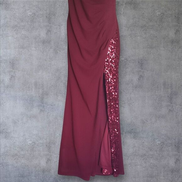 Ever-Pretty Women's V-Neck  Sequin Mermaid Floor-Length Evening Dress XXL - Picture 5 of 14